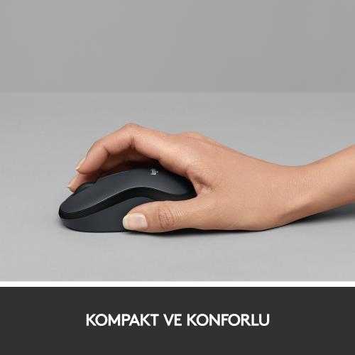 LOGITECH M221 SESSİZ SİYAH KABLOSUZ MOUSE 910-006510